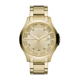 Armani Exchange Hampton Chronograph Gold Dial Gold Steel Strap Watch For Men - AX2415 Buy Now By Armani Exchange