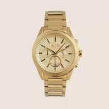 Armani Exchange Drexler Chronograph Gold Dial Gold Steel Strap Watch For Men - AX2602 Buy Now By Armani Exchange