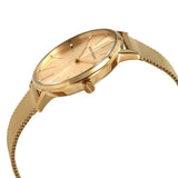 Armani Exchange Lola Analog Gold Dial Gold Mesh Strap Watch For Women - AX5536 Buy Now By Armani Exchange