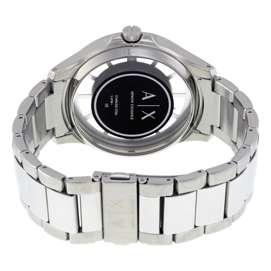 Armani Exchange Hampton Chronograph Blue Dial Silver Steel Strap Watch For Men - AX2178 Buy Now By Armani Exchange