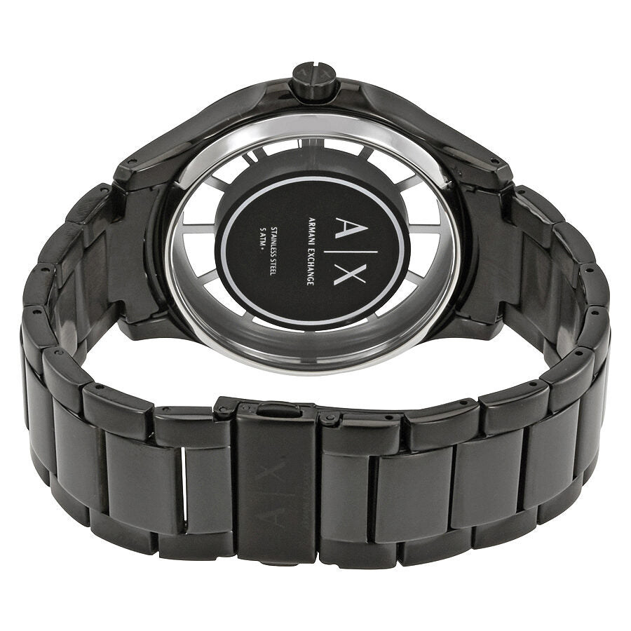 Armani Exchange Hampton Chronograph Black Dial Black Steel Strap Watch For Men - AX2189 Buy Now By Armani Exchange