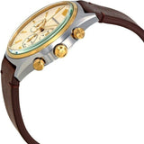 Emporio Armani Chronograph White Dial Brown Leather Strap Watch For Men - AR11033 Buy Now By Emporio Armani