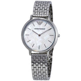 Emporio Armani Mother of Pearl Dial Silver Steel Strap Watch For Women - AR11112 Buy Now By Emporio Armani