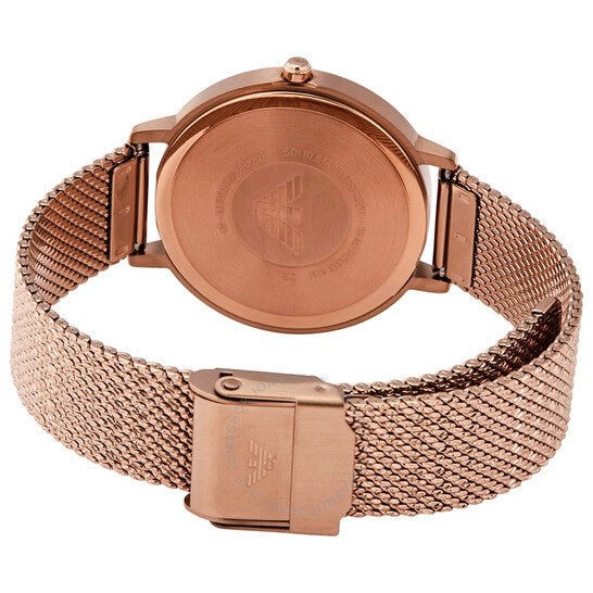 Emporio Armani Kappa Pink Dial Pink Mesh Bracelet Watch For Women - AR11129 Buy Now By Emporio Armani