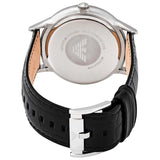Emporio Armani Renato Analog Black Dial Black Leather Strap Watch For Men - AR11186 Buy Now By Emporio Armani