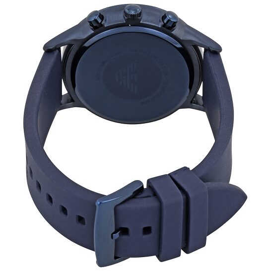 Armani Exchange Outerbanks Chronograph Blue Dial Blue Silicone Strap Watch For Men - AX7128 Buy Now By Armani Exchange