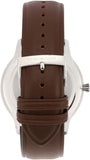 Emporio Armani Giovanni Quartz White Dial Brown Leather Strap Watch For Men - AR11211 Buy Now By Emporio Armani