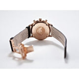 Emporio Armani Gianni Classic Chronograph White Dial Brown Leather Strap Watch For Men - AR0398 Buy Now By Emporio Armani