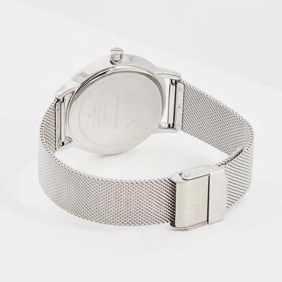 Armani Exchange Lola Analog Silver Dial Silver Mesh Strap Watch For Women - AX5535 Buy Now By Armani Exchange