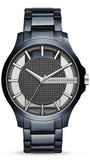 Armani Exchange Hampton Skeleton Grey Dial Blue Steel Strap Watch For Men - AX2401 Buy Now By Armani Exchange