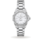 Tag Heuer Aquaracer Mother of Pearl Dial Silver Steel Strap Watch for Women - WBD131A.BA0748 Buy Now By Tag Heuer