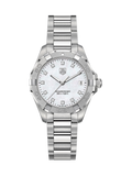 Tag Heuer Aquaracer Diamonds Mother of Pearl Dial Silver Steel Strap Watch for Women - WBD131B.BA0748 Buy Now By Tag Heuer