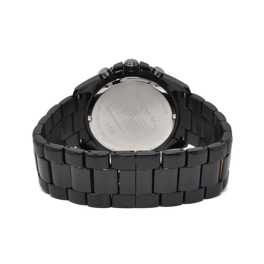 Coach Kent Chronograph Black Dial Black Steel Strap Watch for Men - 14602554 Buy Now By Coach