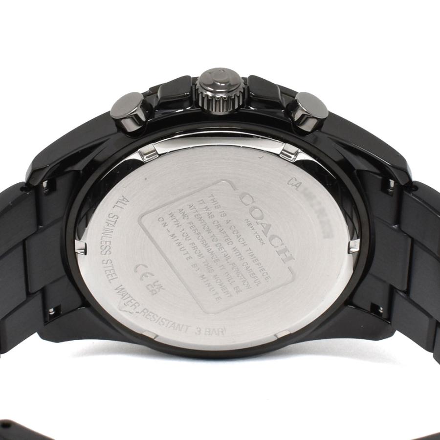 Coach Kent Chronograph Black Dial Black Steel Strap Watch for Men - 14602554 Buy Now By Coach