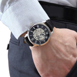 Fossil Townsman Skeleton Black Dial Black Leather Strap Watch for Men - ME3153 Buy Now By Fossil