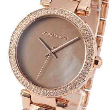 Michael Kors Parker Rose Gold Dial with Diamonds Rose Gold Steel Strap Watch for Women - MK6426 Buy Now By Michael Kors