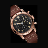 Breitling Avi 1953 Edition Black Dial Brown Leather Strap Watch for Men - RB0920131B1X1 Buy Now By Breitling