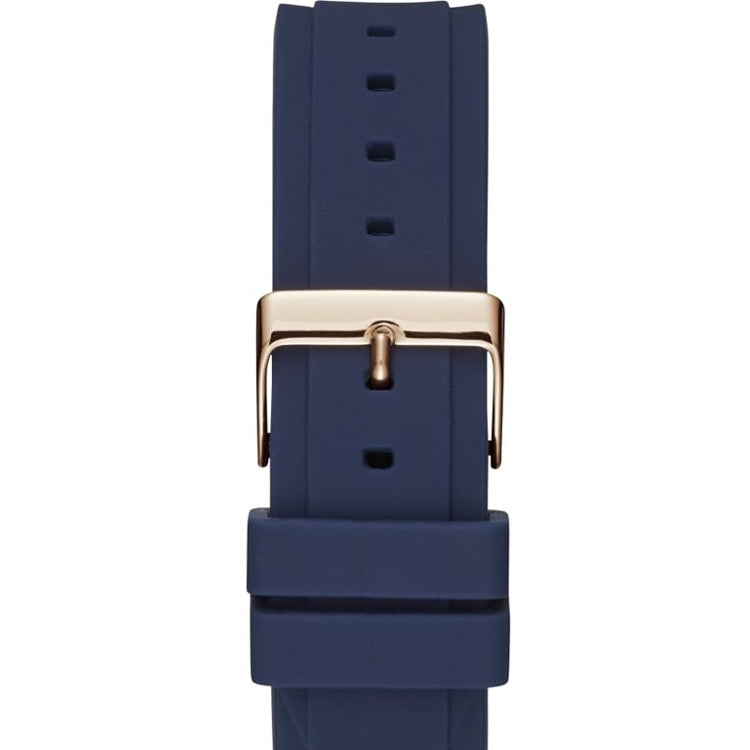 Guess Matrix Multifunction Blue Dial Blue Rubber Strap Watch for Men - GW0423G4 Buy Now By Guess