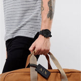 Armani Exchange Outerbanks Chronograph Black Dial Black Steel Strap Watch For Men - AX7105 Buy Now By Armani Exchange