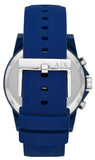 Armani Exchange Outerbanks Chronograph Blue Dial Blue Silicone Strap Watch For Men - AX1327 Buy Now By Armani Exchange