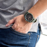 Armani Exchange Outerbanks Chronograph Black Dial Black Silicone Strap Watch For Men - AX1348 Buy Now By Armani Exchange