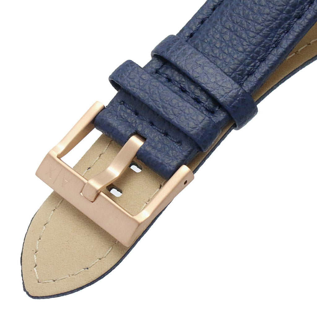 Armani Exchange Banks Chronograph Blue Dial Blue Leather Strap Watch For Men - AX1723 Buy Now By Armani Exchange