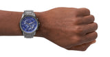 Armani Exchange Banks Chronograph Blue Dial Grey Steel Strap Watch For Men - AX1731 Buy Now By Armani Exchange