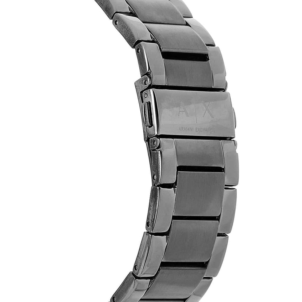 Armani Exchange Hampton Chronograph Grey Dial Grey Steel Strap Watch For Men - AX2135 Buy Now By Armani Exchange