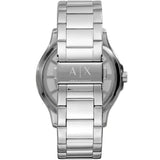 Armani Exchange Hampton Chronograph Black Dial Silver Steel Strap Watch For Men - AX2179 Buy Now By Armani Exchange
