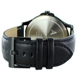 Armani Exchange Hampton Quartz Blue Dial Black Leather Strap Watch for Men - AX2411 Buy Now By Armani Exchange