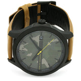 Armani Exchange Hampton Chronograph Green Dial Brown Leather Strap Watch For Men - AX2412 Buy Now By Armani Exchange