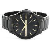 Armani Exchange Hampton Chronograph Black Dial Black Steel Strap Watch For Men - AX2413 Buy Now By Armani Exchange
