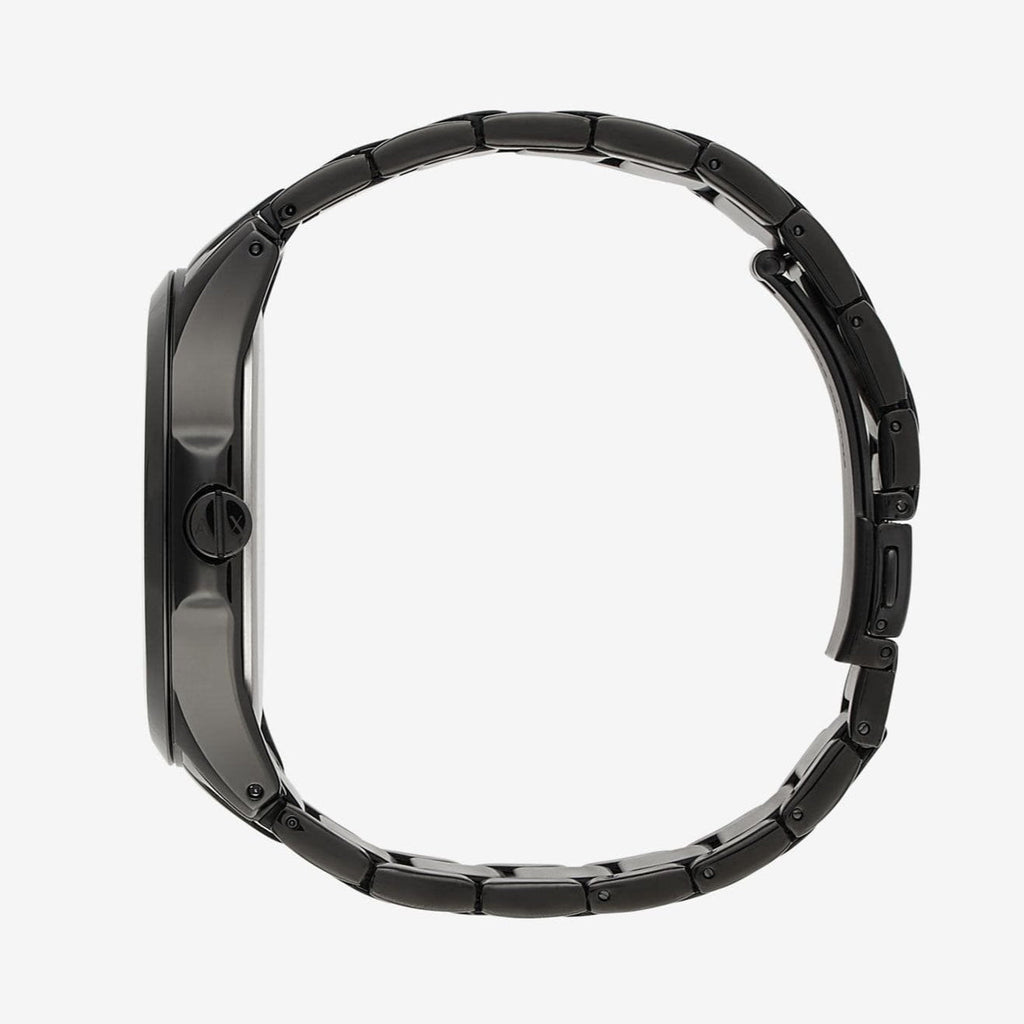 Armani Exchange Hampton Chronograph Black Dial Black Steel Strap Watch For Men - AX2413 Buy Now By Armani Exchange