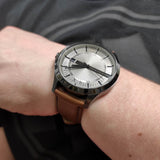 Armani Exchange Hampton Chronograph Grey Dial Brown Leather Strap Watch For Men - AX2414 Buy Now By Armani Exchange