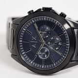 Armani Exchange Drexler Chronograph Black Dial Black Steel Strap Watch For Men - AX2639 Buy Now By Armani Exchange