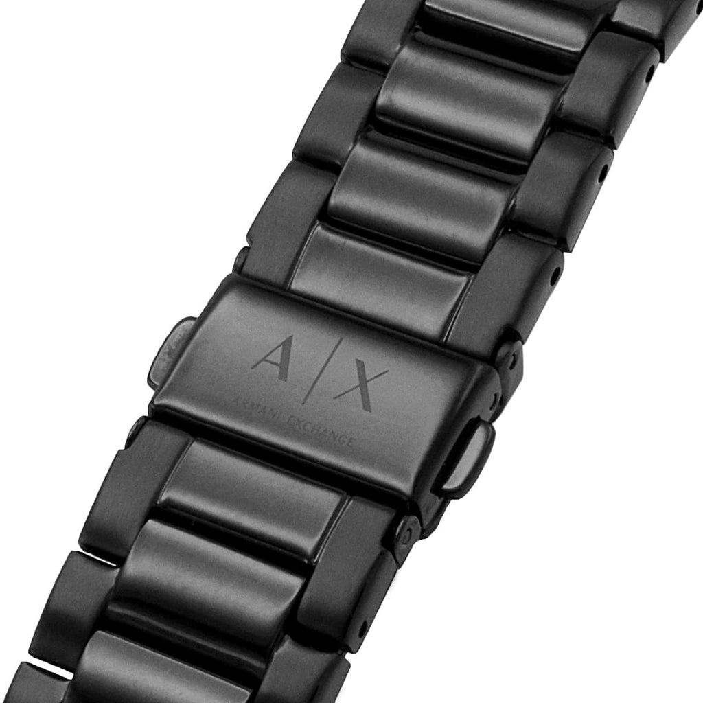 Armani Exchange Cayde Multicolor Dial Black Steel Strap Watch For Men - AX2725 Buy Now By Armani Exchange
