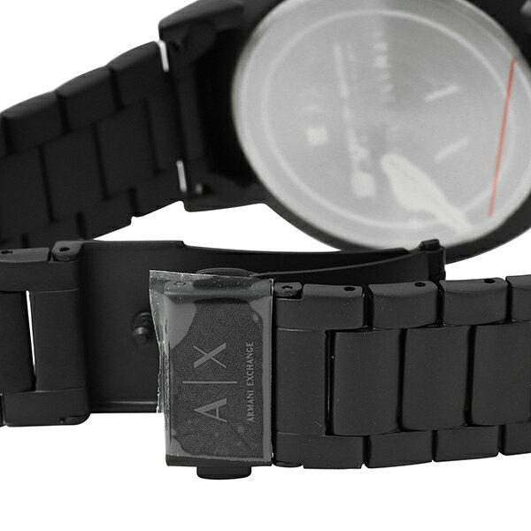 Armani Exchange Cayde Chronograph Black Dial Black Steel Strap Watch for Men - AX2748 Buy Now By Armani Exchange