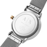 Armani Exchange Lola Analog White Dial Silver Mesh Strap Watch For Women - AX5537 Buy Now By Armani Exchange