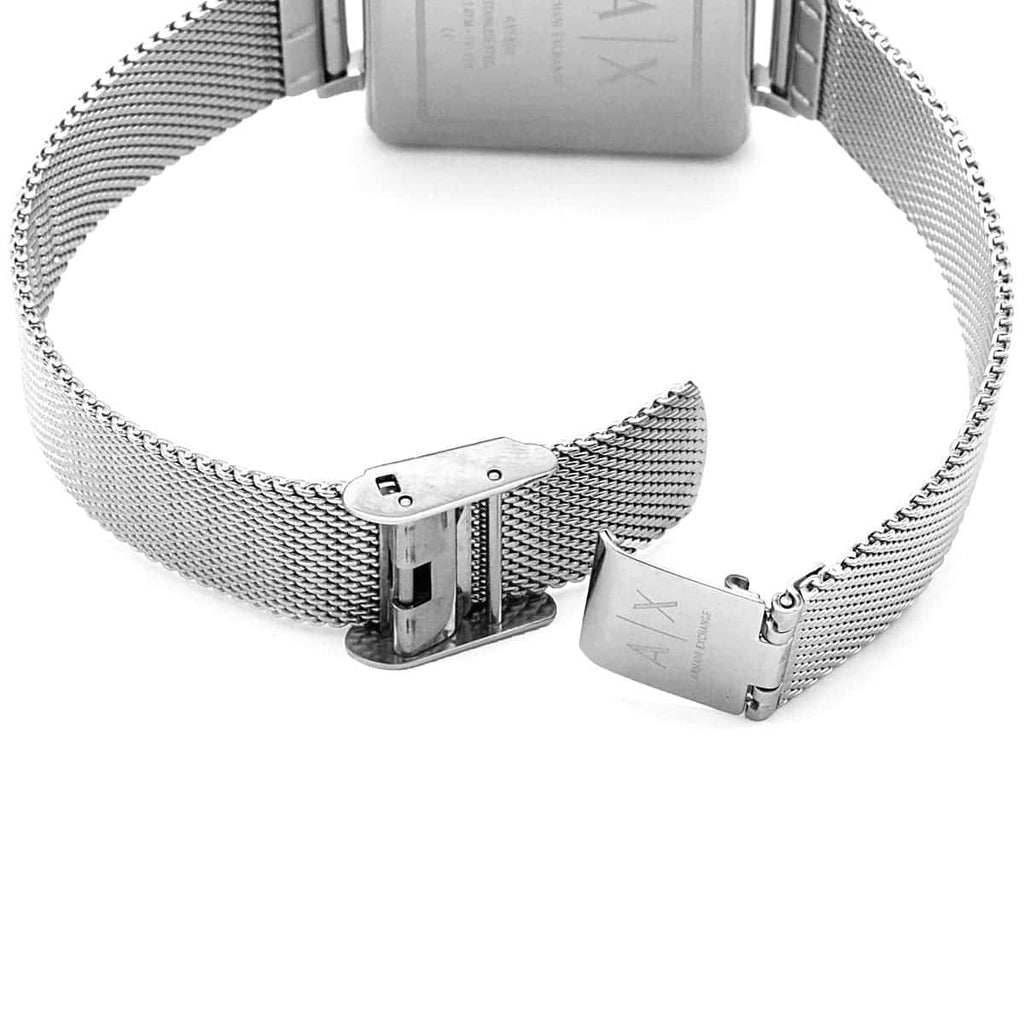 Armani Exchange Lola Quartz Silver Dial Silver Mesh Strap Watch For Women - AX5800 Buy Now By Armani Exchange