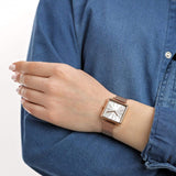 Armani Exchange Lola Quartz Silver Dial Rose Gold Mesh Strap Watch For Women - AX5802 Buy Now By Armani Exchange