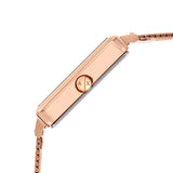 Armani Exchange Lola Quartz Silver Dial Rose Gold Mesh Strap Watch For Women - AX5802 Buy Now By Armani Exchange