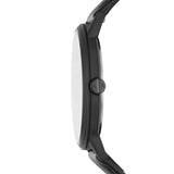 Armani Exchange Cayde Analog Black Dial Black Leather Strap Watch For Men - AX7120 Buy Now By Armani Exchange