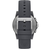 Armani Exchange Outerbanks Chronograph Grey Dial Grey Silicone Strap Watch For Men - AX7123 Buy Now By Armani Exchange
