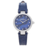 Coach Park Navy Blue Dial Navy Blue Leather Strap Watch for Women - 14503535 Buy Now By Coach