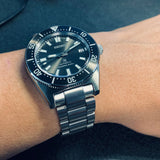 Seiko Prospex 1965 Modern Re Interpretation Automatic Black Dial Silver Steel Strap Watch For Men - SPB143J1 Buy Now By Seiko