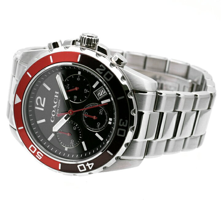 Coach Kent Black Dial Silver Steel Strap Watch for Men - 14602556 Buy Now By Coach