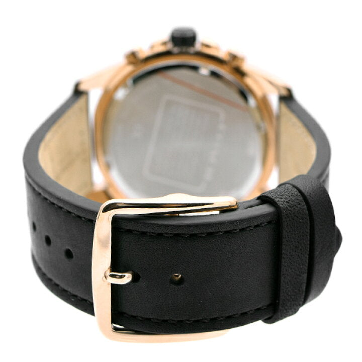 Coach Kent Chronograph Rose Gold Dial Black Leather Strap Watch for Men - 14602559 Buy Now By Coach