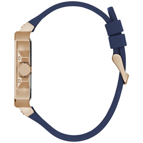 Guess Leo Chronograph Blue Dial Blue Silicone Strap Watch For Men - GW0637G3 Buy Now By Guess