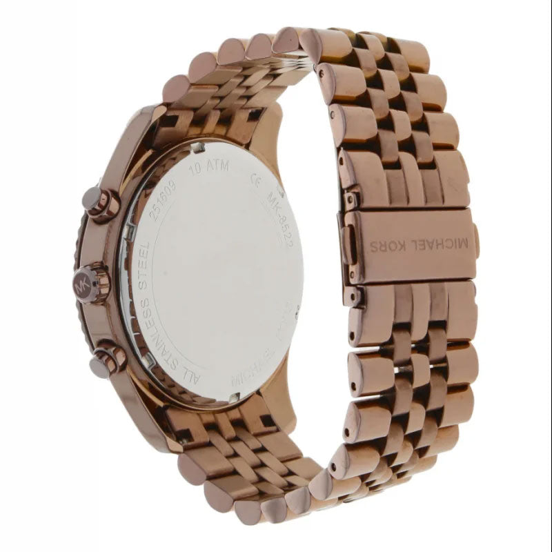 Michael Kors Lexington Chronograph Brown Dial Brown Steel Strap Watch For Men - MK8522 Buy Now By Michael Kors