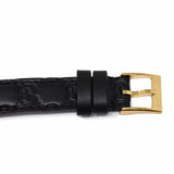 Gucci G Timeless Quartz Black Dial Black Leather Strap Watch For Women - YA126581A Buy Now By Gucci